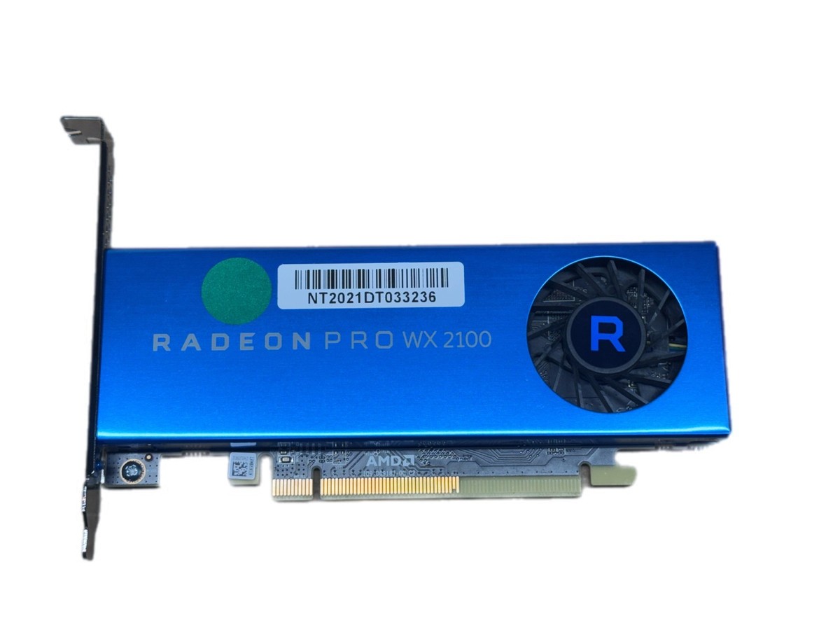 AMD Radeon Pro WX 2100 2GB GDDR5 Professional Graphics Card GPU DP