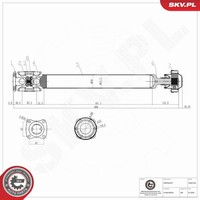 Esen SKV Antriebswelle 76SKV144 FüR Mercedes Klasse W163 320 163 154 350 157