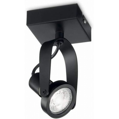 Ideal Lux Glim Compact PL1 Ceiling Lamp Max 1x 50W GU10 220-240V Black