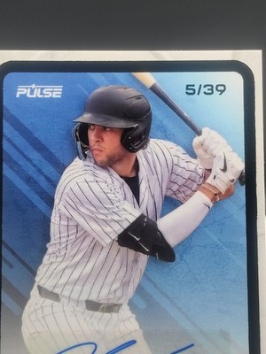 2025 Pulse Baseball Jacob Gonzalez PB-JG Autograph 5/39 | eBay