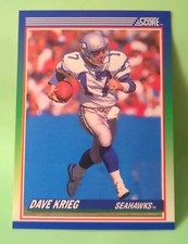 1990 Score - Dave Krieg #61 - Seattle Seahawks 