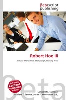 Lambert M. Surhone (U. A.) | Robert Hoe III | Taschenbuch | Englisch (2026)