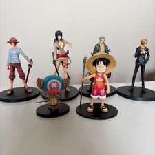 One Piece Figure Set of 6 No Boxes Luffy Zoro Sanji Nami Usopp Robin