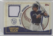 2020 Topps Opening Day Major League Mementos Relics Christian Yelich 02l6