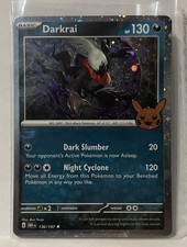 Darkrai 136/197 - Trick Or Trade 2024 - Cosmo Holo Pokemon Card - Near Mint