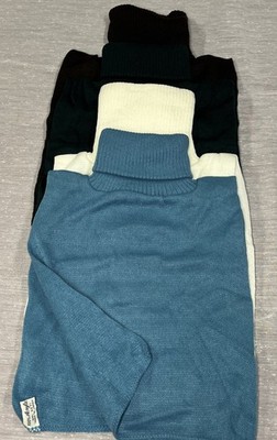 1950 s Tube Scarf  Granny Core Made In Japan NOS  Clothing Rare Lot -4 Turquoise