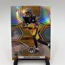 2022  Panini Mosaic #282 George Pickens Rookie Pittsburgh Steelers (RC)🔥