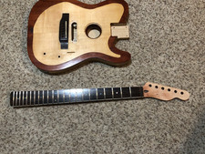 Telecaster Hollow Body Guitar Project Build and Import Neck
