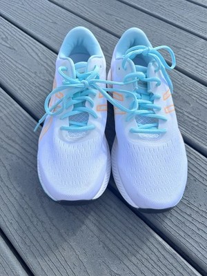 ASICS Women's Gel-Excite 9 Running Tennis Shoes Size 10 White Teal Orange