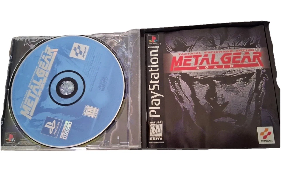 Metal Gear Solid (Sony PlayStation 1, 1999) Complete And Original - Image 3 of 4