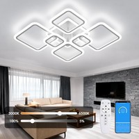148W Dimmbar Led Deckenlampe Panel Ultraflach Deckenleuchte Wohnzimmer BüRo Flur