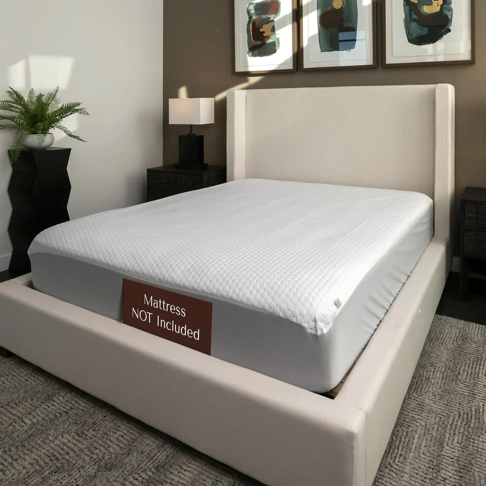 X161 Series Padded, Plush, Soft, Luxurious, Waterproof Noiseless Mattress-Pro...
