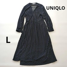Uniqlo Ines de la Fressange Wrap Dress Long Black Floral New