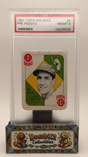 1951 Topps Red Back PSA 8 #5  Phil Rizzuto Great Card! Yankees