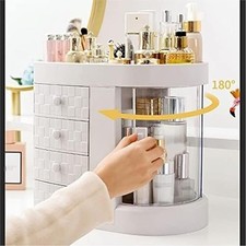 Desktop Storage Box, 4 Drawers and 1 Top Platform, Desk Organizer with Drawer