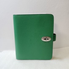 MULBERRY Postman's Lock Agenda Diary | Lawn Green | RRP £325