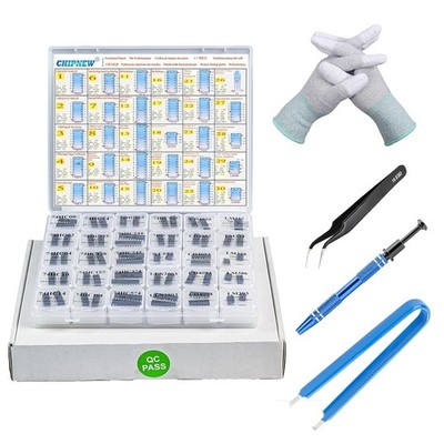 IC Kit Integrated Circuit Pro Edition 64-in-1 Electronic Component IC : Logic...