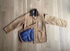 Vintage 1970s Carhartt Blanket-Lined Chore Coat   Size 36
