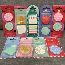 B11 Post-it Noted by Post-it Die Cut Notes Assorted Shapes Holiday Designs