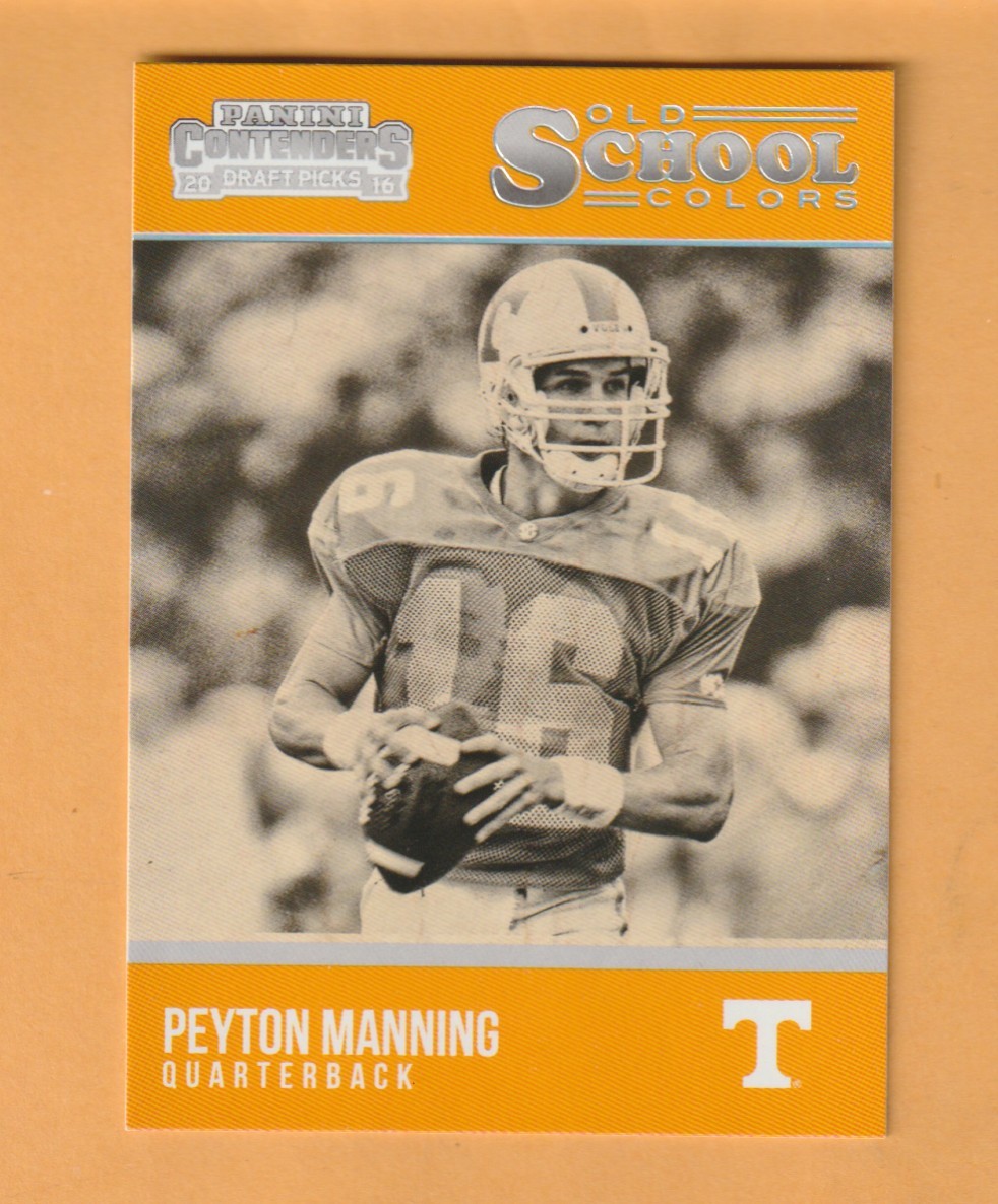 Peyton Manning Tennessee Volunteers 2016 Contenders Draft Old School Colors #19