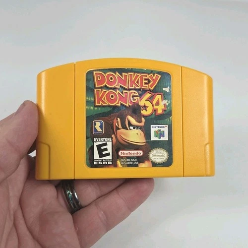 Nintendo Donkey Kong 64 Yellow Game Cartridge for Nintendo 64 NTSC-U/C