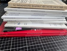 12 Journals Lot - Psychoanalytic Psychology, The Psychoanalytic Quarterly