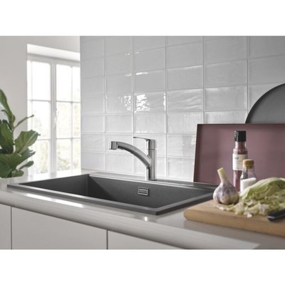 Grohe QuickFix Start Küchenarmatur 30531DC1 supersteel, herausziehbare Dual