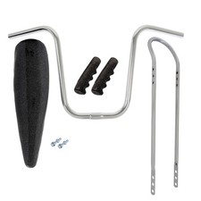 20" OG LOWRIDER SPARKLE BLACK BANANA SEAT W/BLACK GRIP,SISSYBAR  HANDLEBAR