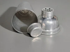 Vintage Barware 1950s Aluminum Cocktail Shaker medium standard 12oz