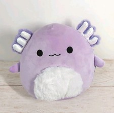 Squishmallows MONICA the AXOLOTL 8" Plush Purple with White Fuzzy Belly 2024