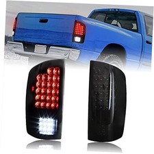 LED Tail Lights for Dodge RAM 1500 02-06 / 2500 3500 03-06, New Upgrade Black