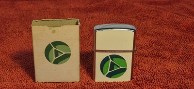 Vintage Continental True Logo Cigarette Lighter With Box