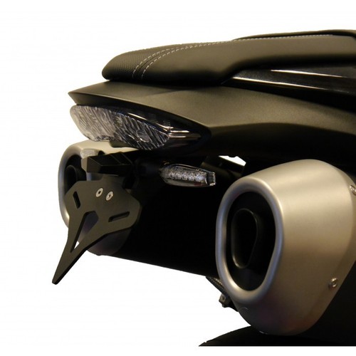 Triumph Speed Triple 2016+ Tail Tidy Black CNC by Evotech Performance - Picture 2 of 4