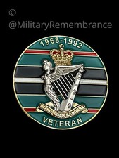 Royal Irish Rangers Veterans Colours Lapel Pin (VET8)