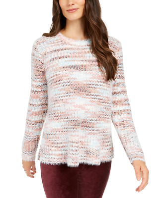 Style & Co Marled Fuzzy Sweater Size M Medium MSRP $60 WS7
