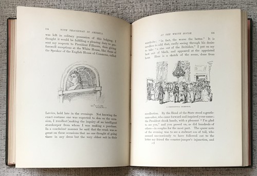 EYRE CROWE " WITH THACKERAY IN AMERICA " 1893 1ST ED HC VG- ILLUSTRIERT - Bild 4 von 4