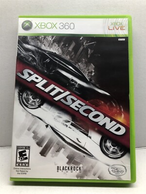 Split/Second (Microsoft Xbox 360, 2010) Complete Tested Working - Free Ship