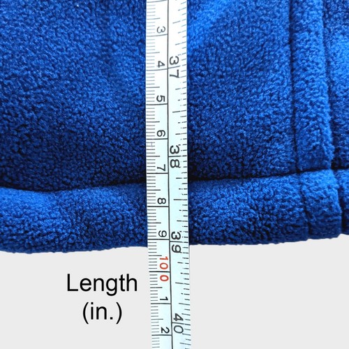 Denim & Company Fleece Jacket Womens 2X Blue Winter Minimalist Cozy Warm D&Co - Picture 6 of 7