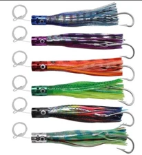 1 Jet Head Saltwater Fishing Lure Tuna,Wahoo,Marlin,Dorado,Mahi,ONO Rigged
