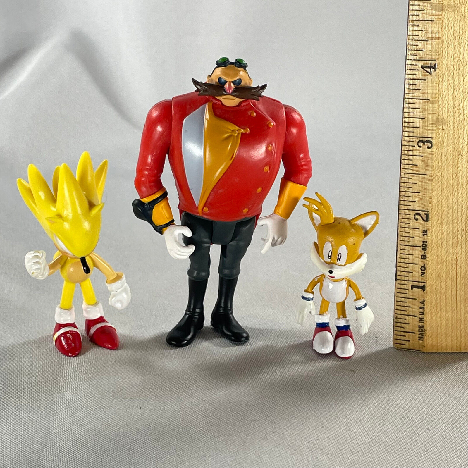 Sonic the hedgehog boom 3 pack Dr Eggman Shadow Sonic Tomy nib toy figure