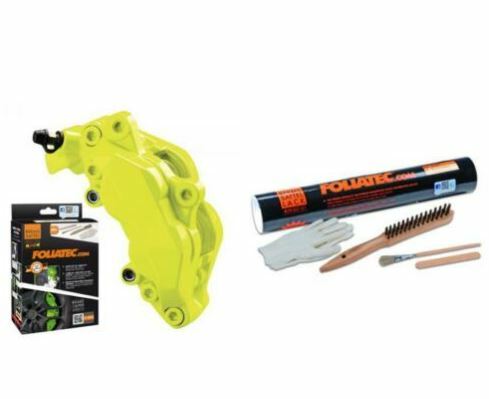 Kit peinture étriers de frein haute résistance thermique Foliatec Jaune Néon