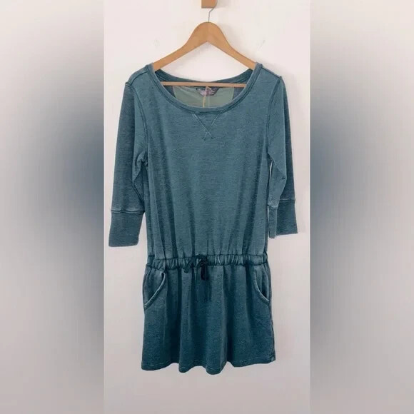 The North Face Heritage Marlowe Mini Dress Size M Deep Teal NWT