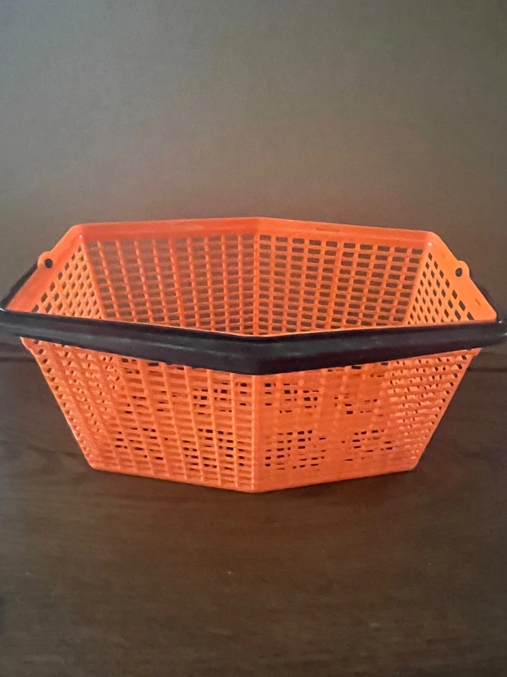 DDR Klammerkorb Pneumant Plaste orange  Retro Vintage  Korb VEB - Bild 2 von 4