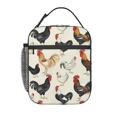 Chicken Lunch Box for Adults Women Girls Boys Kids Cute Animal Lunch Box Insu...