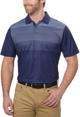 Pebble Beach Men`s Golf Polo Shirts VARIETY! (Black&Navy)