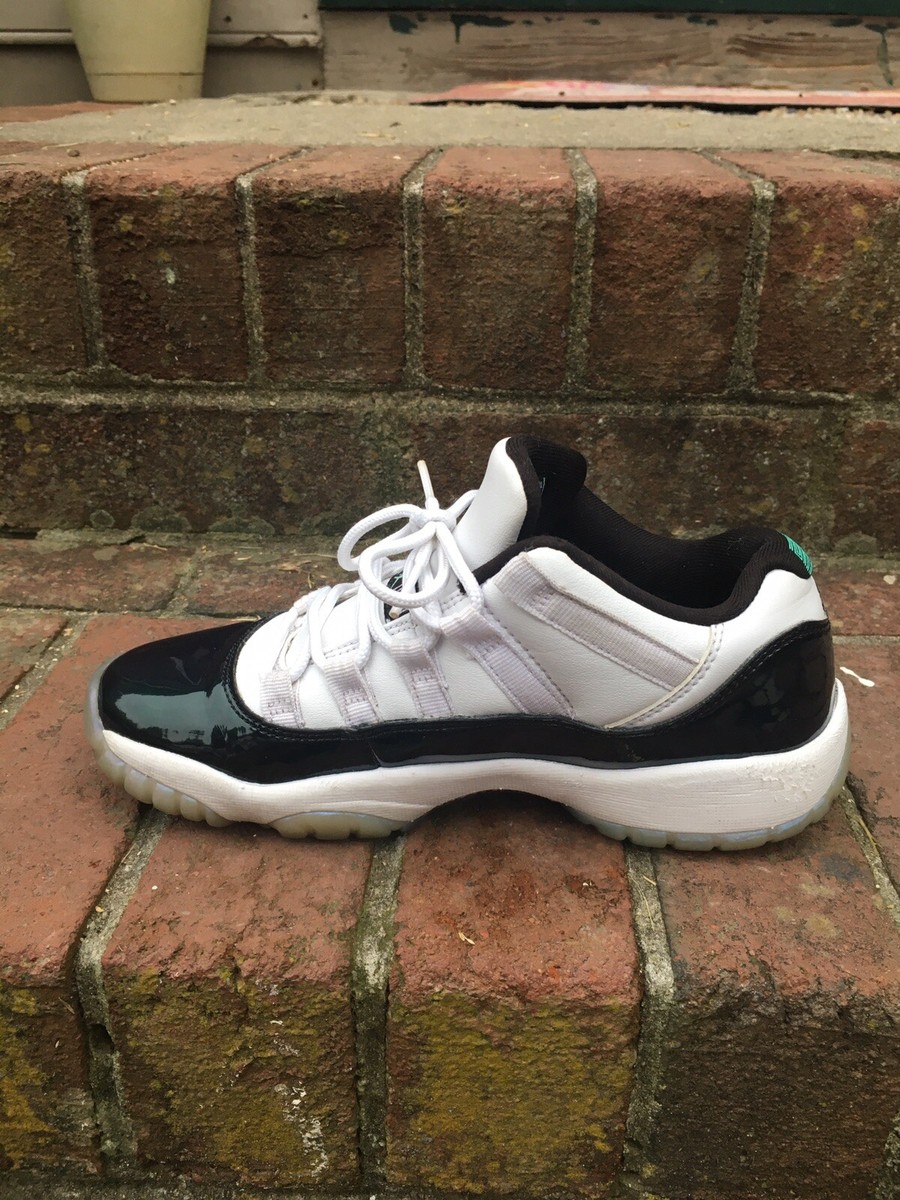 Nike Air Jordan 11 Low Iridescent Emerald Size 4Y 528896 145