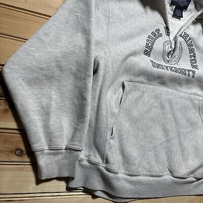 Vintage Champion Reverse Weave Thrashed Hoodie George Vintage Champion Reverse Weave Thrashed Hoodie George