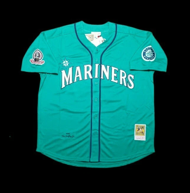 Ken Griffey Jr Seattle Mariners Jersey 1995 Retro Throwback Stitched NEW💥SALE! - Image 2 of 4
