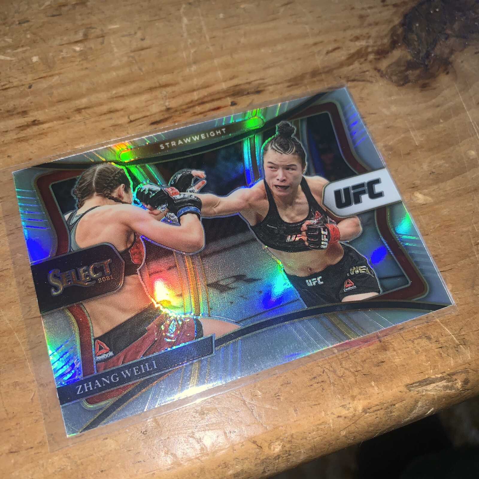 2021 Panini UFC Select Zhang Weili Premier Level Silver