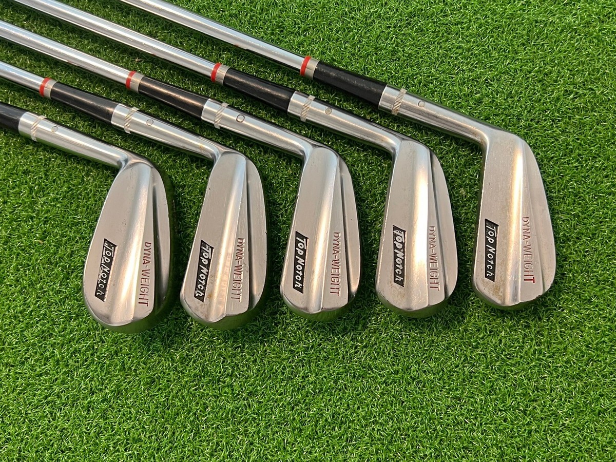 Wilson Golf 1952 DYNA-WEIGHT TOP NOTCH Iron Set 2 4 5 6 8 Left 